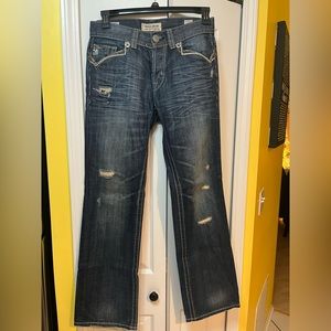 Beautiful MEK men’s jeans (gently worn) with side stitching